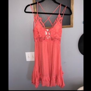 Pink summer dress